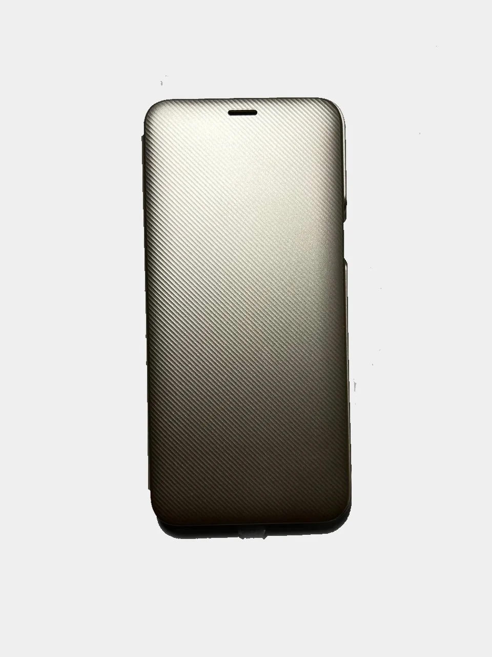 Золотой чехолкнижка с карточкой для Samsung J6 2018