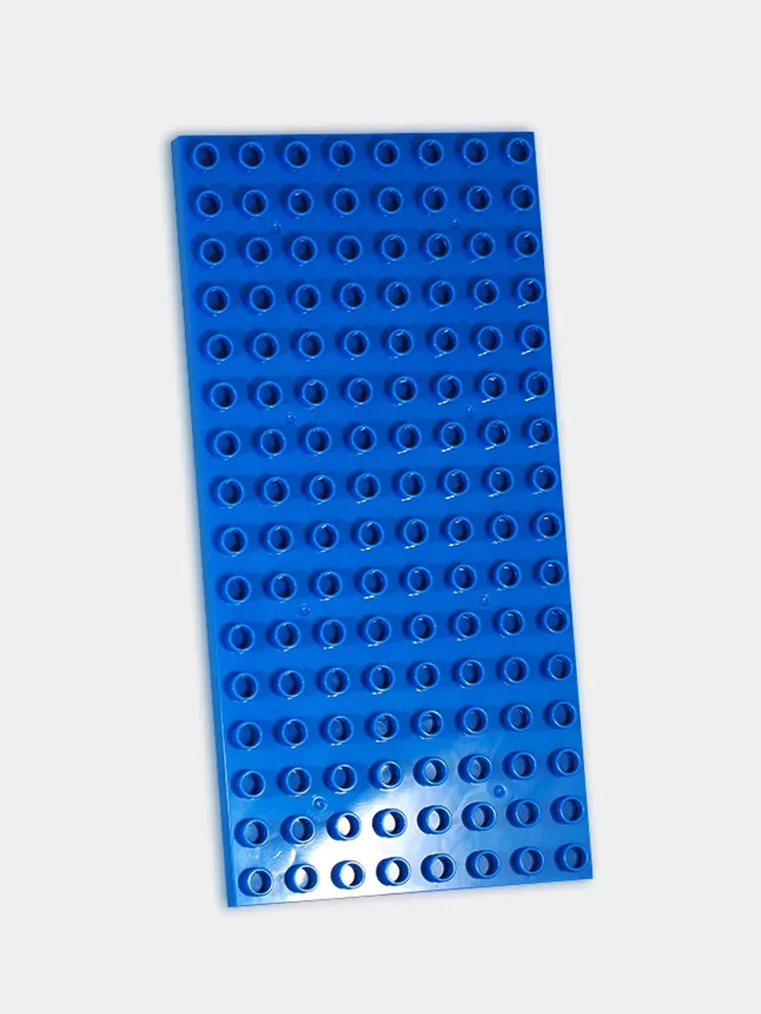 Серый строительная платформа для крупного конструктора типа Lego Duplo, пластина 25 х 12 см