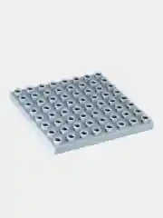 Серый строительная платформа для крупного конструктора типа Lego Duplo, пластина 12 х 12 см