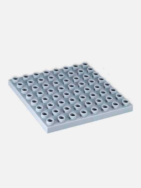 Строительная платформа для крупного конструктора типа Lego Duplo, пластина 12 х 12 см