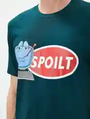 Зеленый футболка мужская Koton трикотажная
