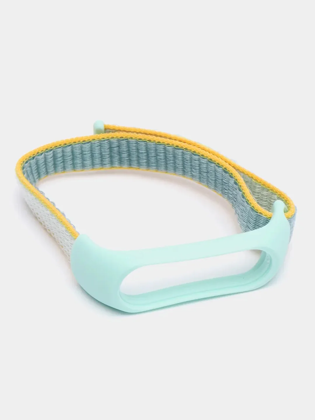 Мятный ремешок нейлоновый тканевый для Xiaomi Mi Band 3/4/5/6