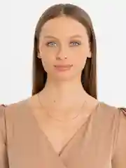 Песочный хаки цепочка на шею, из медицинской стали