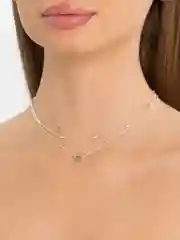 Цепочка с кулоном "Серебряное сердечко"