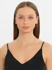 Цепочка чокер женская на шею с подвеской кулоном Сердце