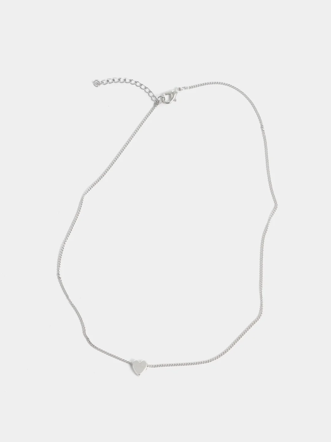 Серебряный подвеска "Сердце", на шею