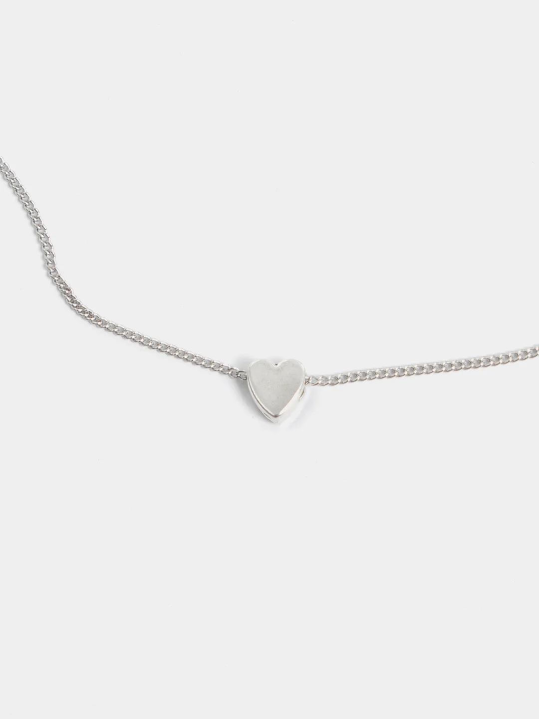 Серебряный подвеска "Сердце", на шею