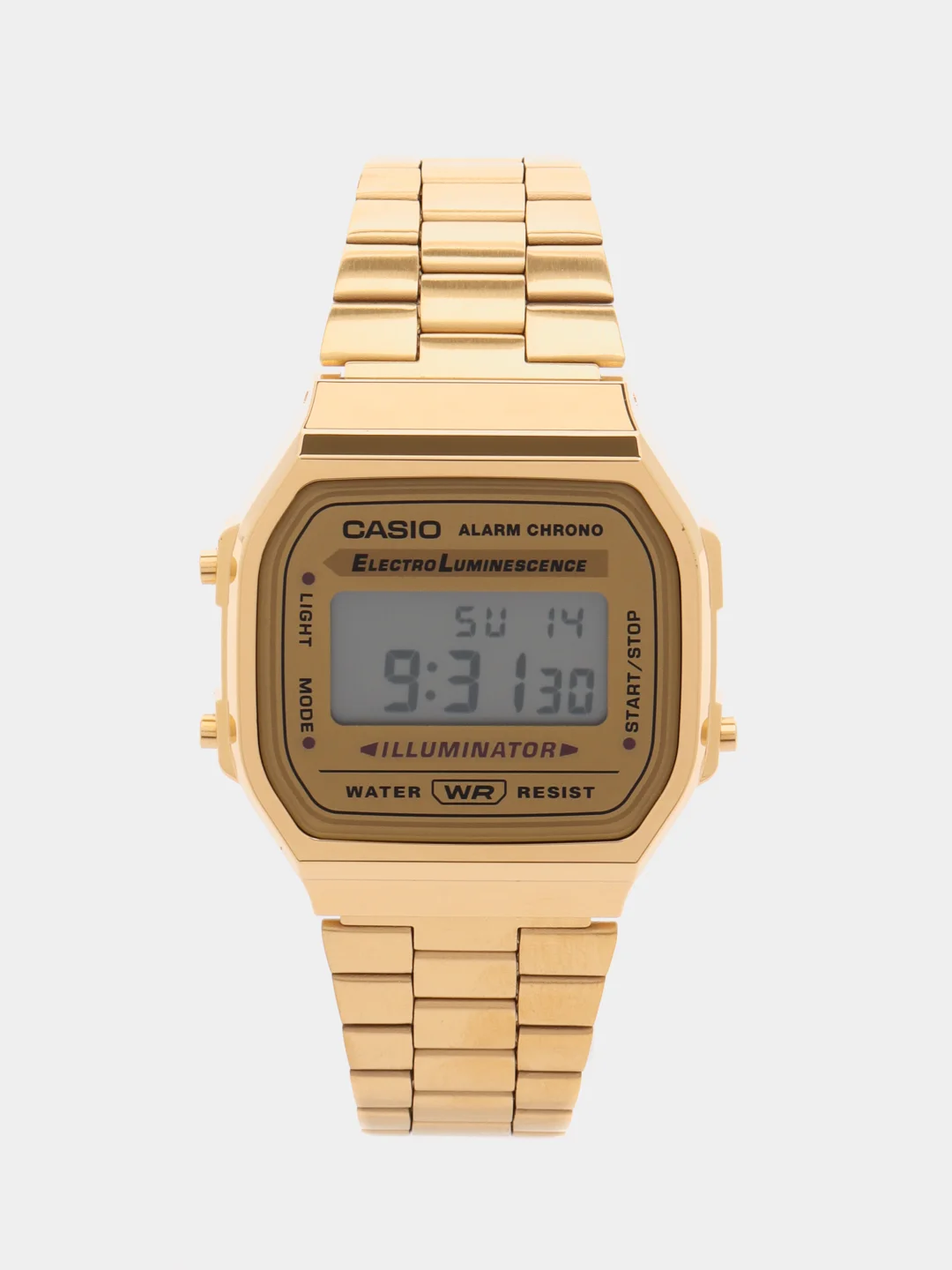 Золотой часы наручные электронный Casio Vintage A-168