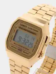 Золотой часы наручные электронный Casio Vintage A-168