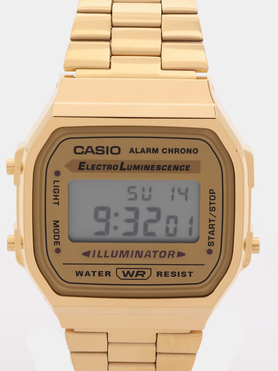 Золотой часы наручные электронный Casio Vintage A-168