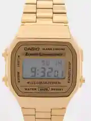Золотой часы наручные электронный Casio Vintage A-168