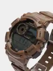 Песочный хаки часы наручные электронный Casio Collection WS-1500H / Casio Illuminator AE-1500W