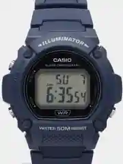 Синий часы наручные электронные Casio Collection W-219H
