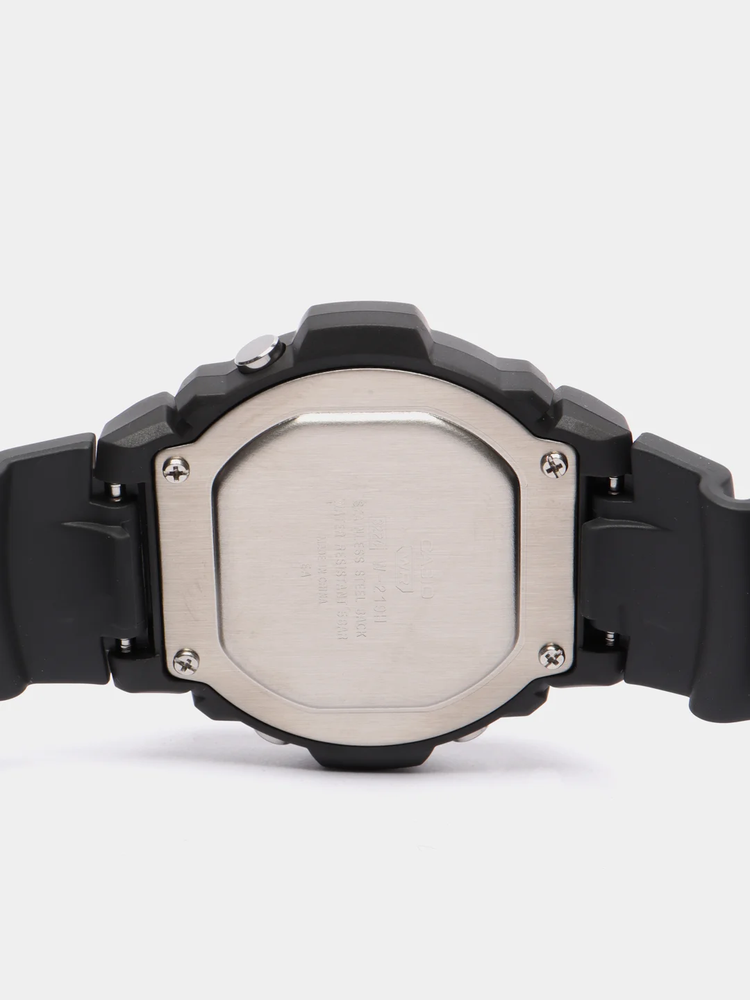 Черный часы наручные электронные Casio Collection W-219H