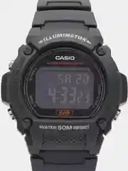 Черный часы наручные электронные Casio Collection W-219H
