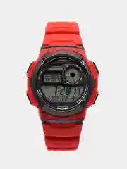 Красный часы наручные электронный Casio Illuminator AE-1000W