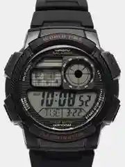 Черный часы наручные электронный Casio Illuminator AE-1000W
