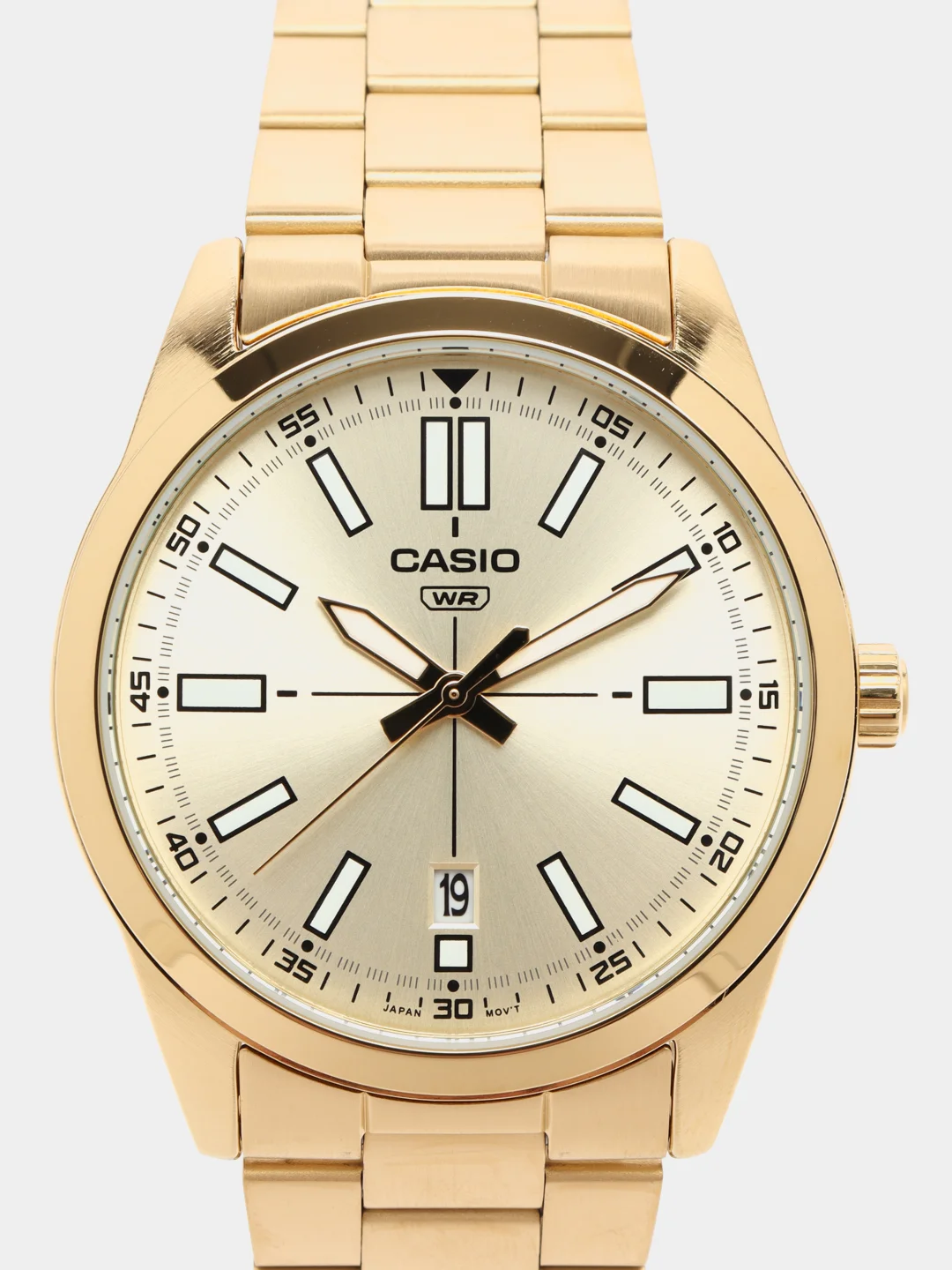 Желтый часы наручные CASIO MTP-VD02