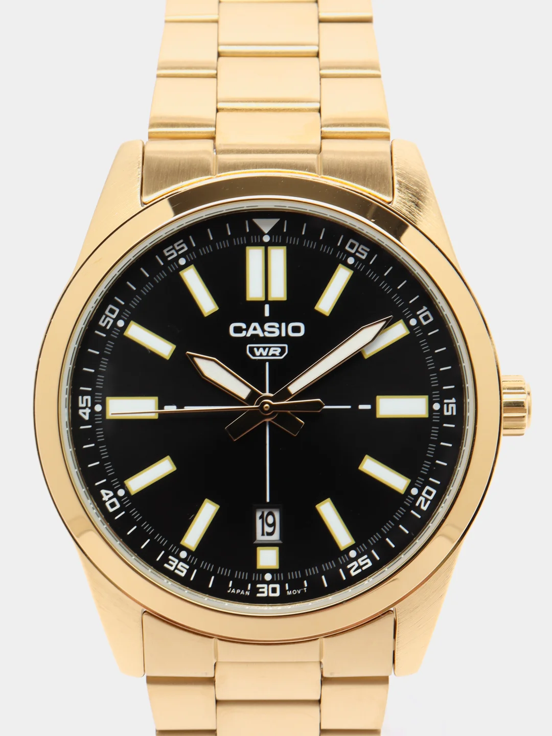 Золотой часы наручные CASIO MTP-VD02