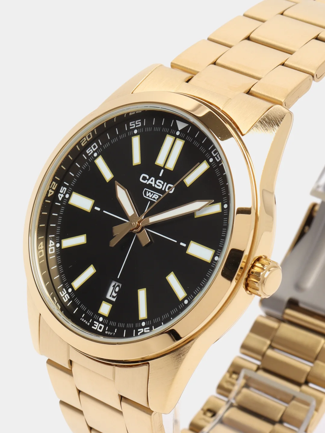 Золотой часы наручные CASIO MTP-VD02