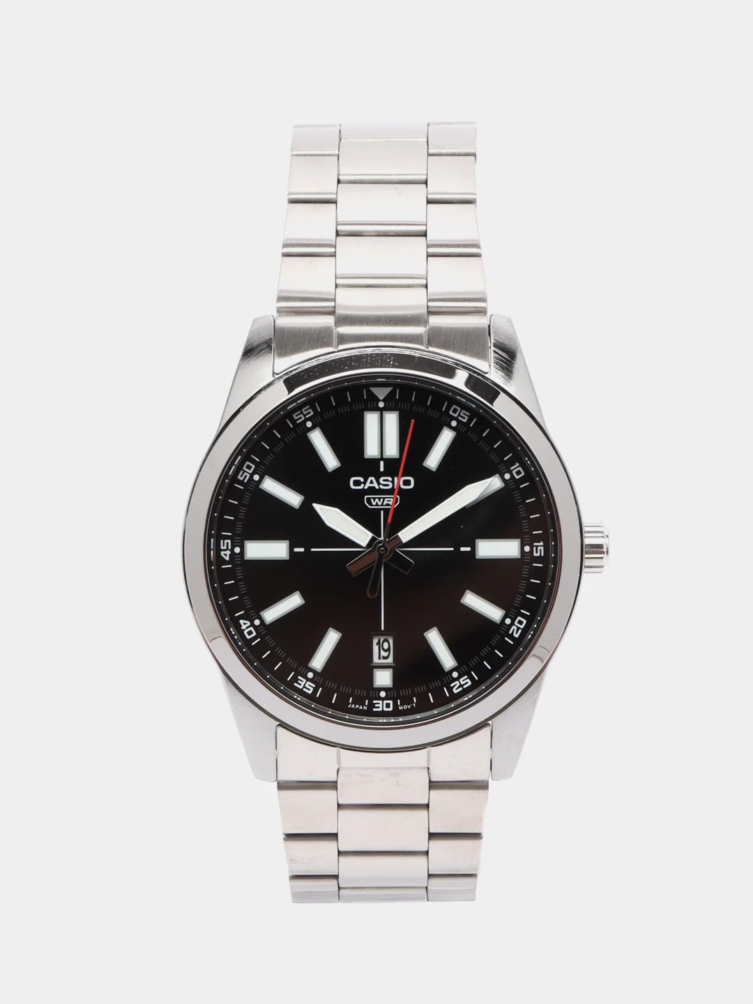 Серебряный часы наручные CASIO MTP-VD02
