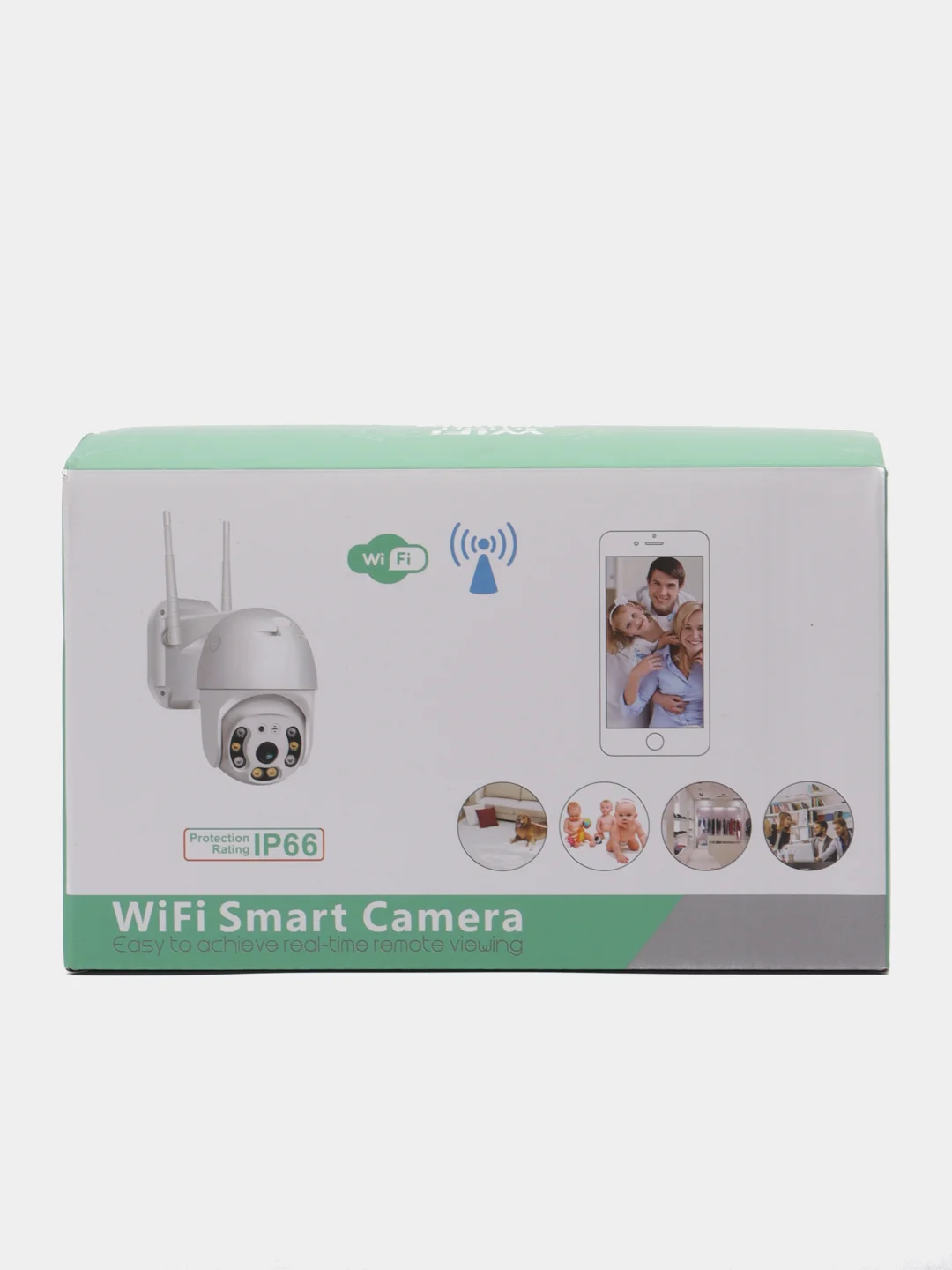 Белый камера видеонаблюдения Smart Camera IP, связь через Wi-Fi
