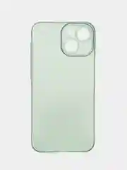 Зеленый ультратонкий чехол для iPhone 13mini, хрупкий тонкий