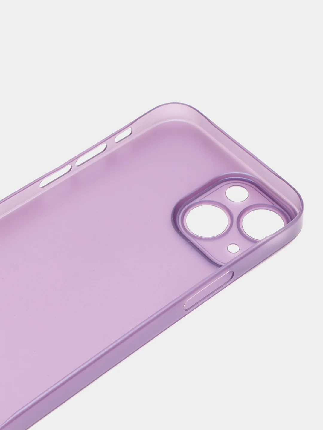 Фиолетовый ультратонкий чехол для iPhone 13mini, хрупкий тонкий
