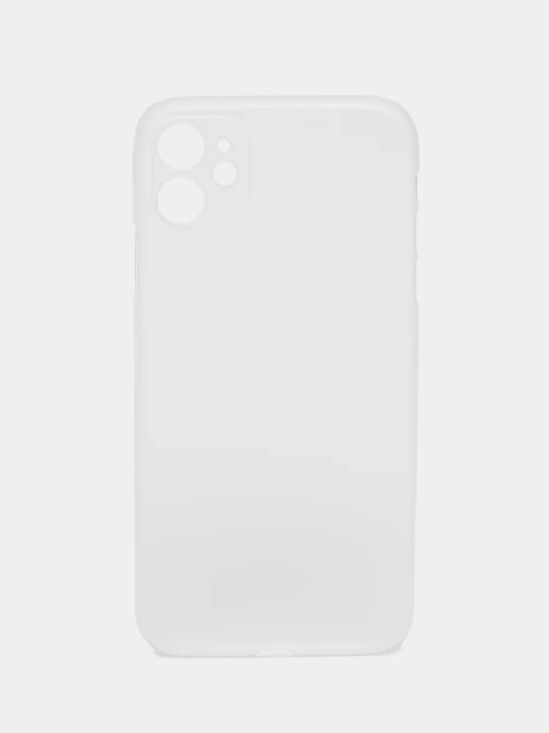 Белый ультратонкий чехол для iPhone 11, хрупкий, тонкий