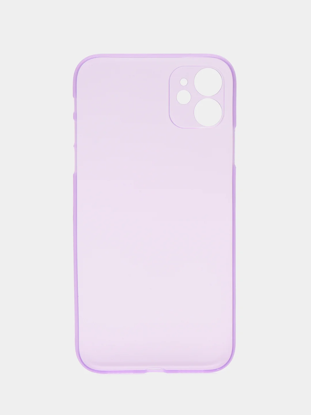 Сиреневый ультратонкий чехол для iPhone 11, хрупкий, тонкий