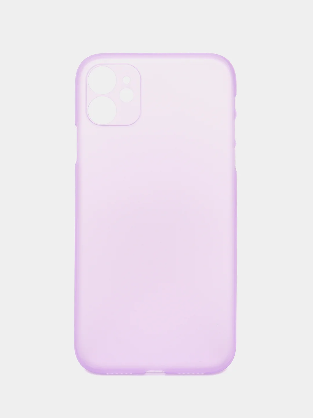 Сиреневый ультратонкий чехол для iPhone 11, хрупкий, тонкий