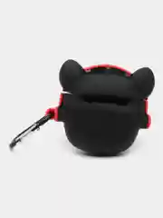 Бордовый чехол для беспроводных наушников AirPods 1 / 2, Аир Подс 1 / 2, Эйр Подс