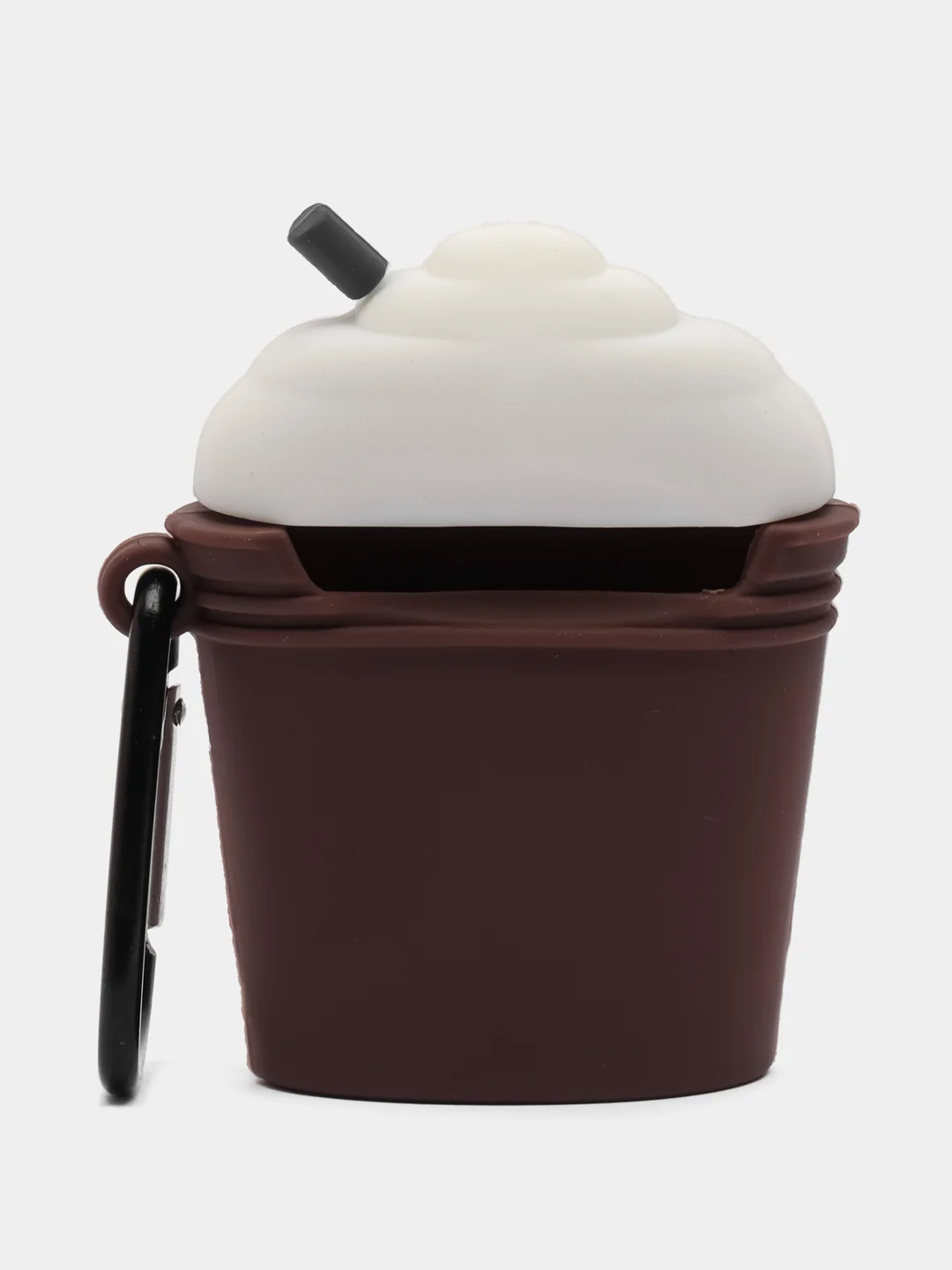 Светло-коричневый чехол для беспроводных наушников AirPods 1 / 2, Аир Подс 1 / 2, Эйр Подс