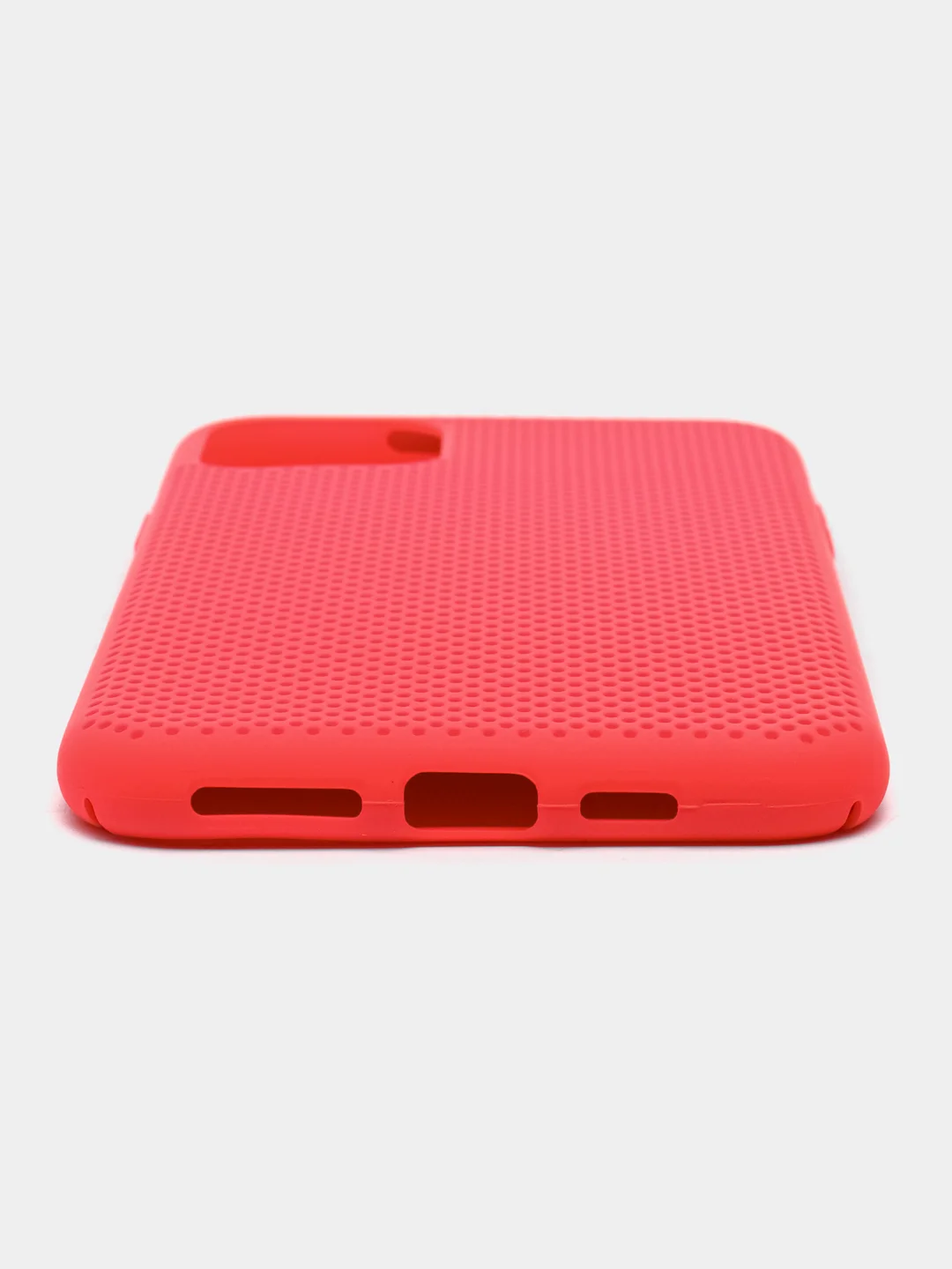 Синий меланж чехол-накладка "Перфорация" для IPhone 11 Pro, 12 Pro, 12 Mini