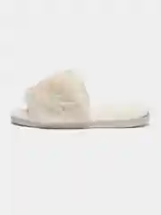 Белый тапочки женские домашние, Lion
