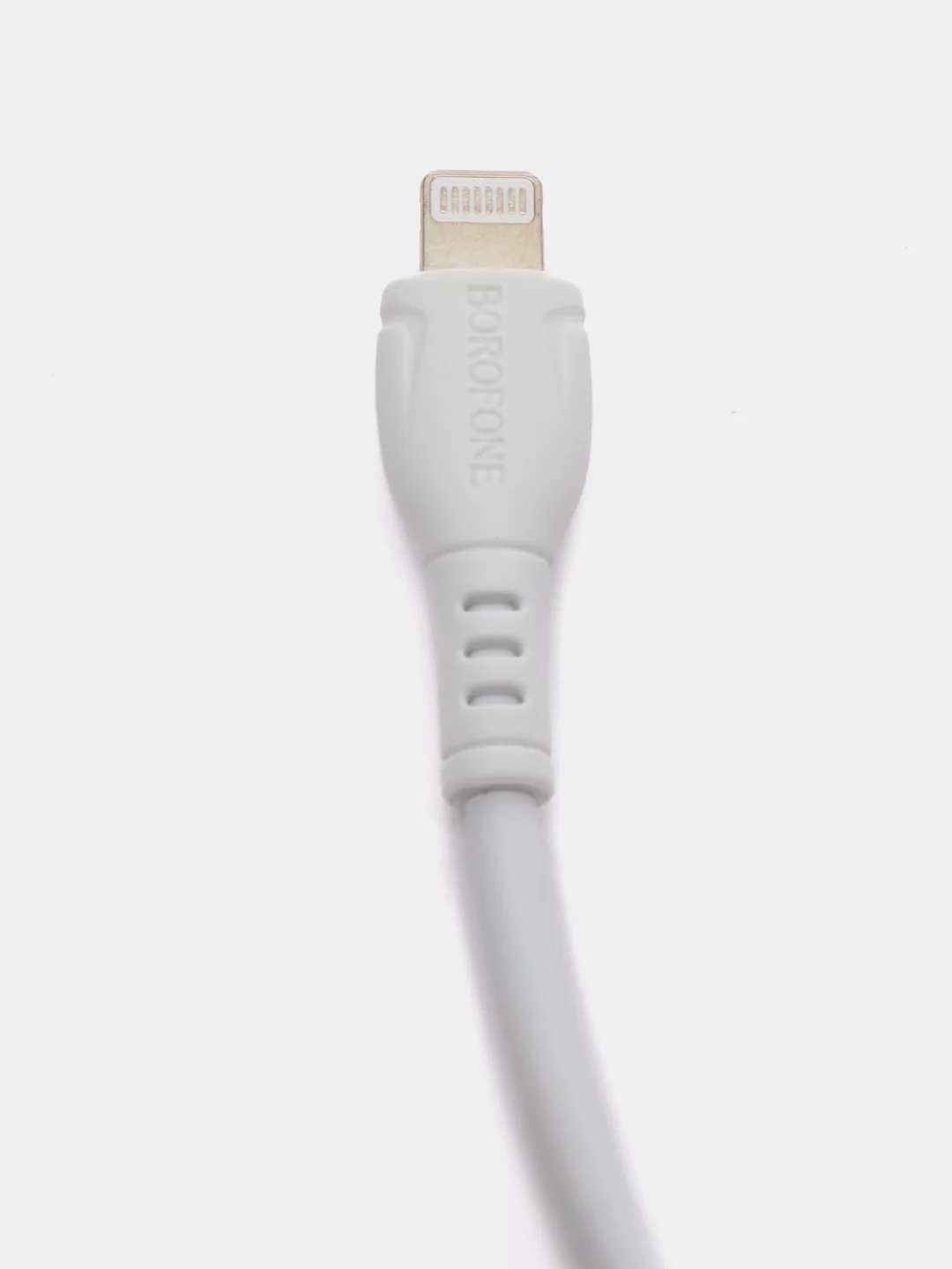 Белый кабель зарядный для iPhone, Borofone BX51, 1 m, Type-C / Lightning