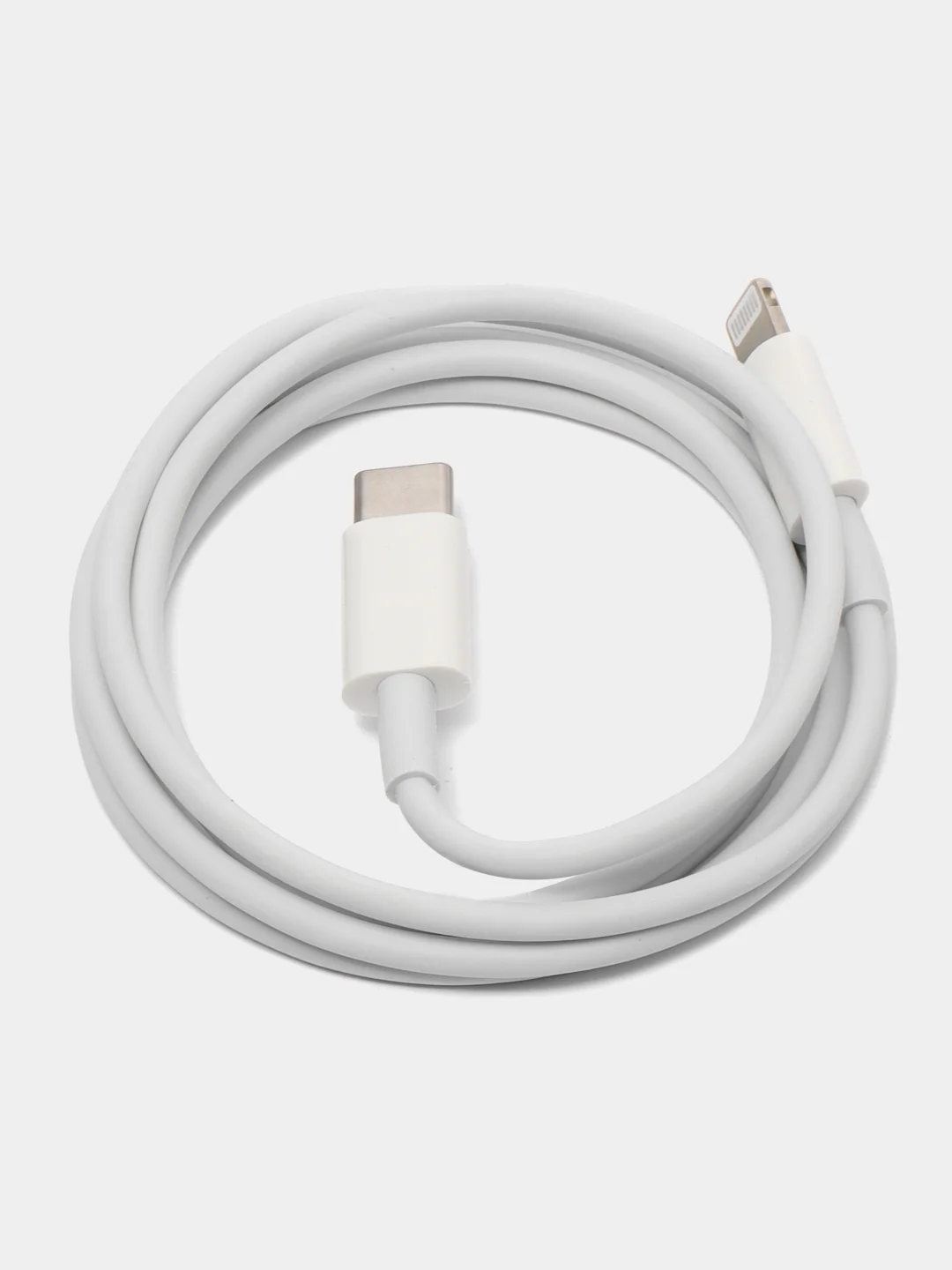 Кабель зарядный для iPhone с быстрой зарядкой, Type-C - Lightning, 1 м, белый