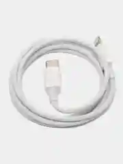 Кабель зарядный для iPhone с быстрой зарядкой, Type-C - Lightning, 1 м, белый