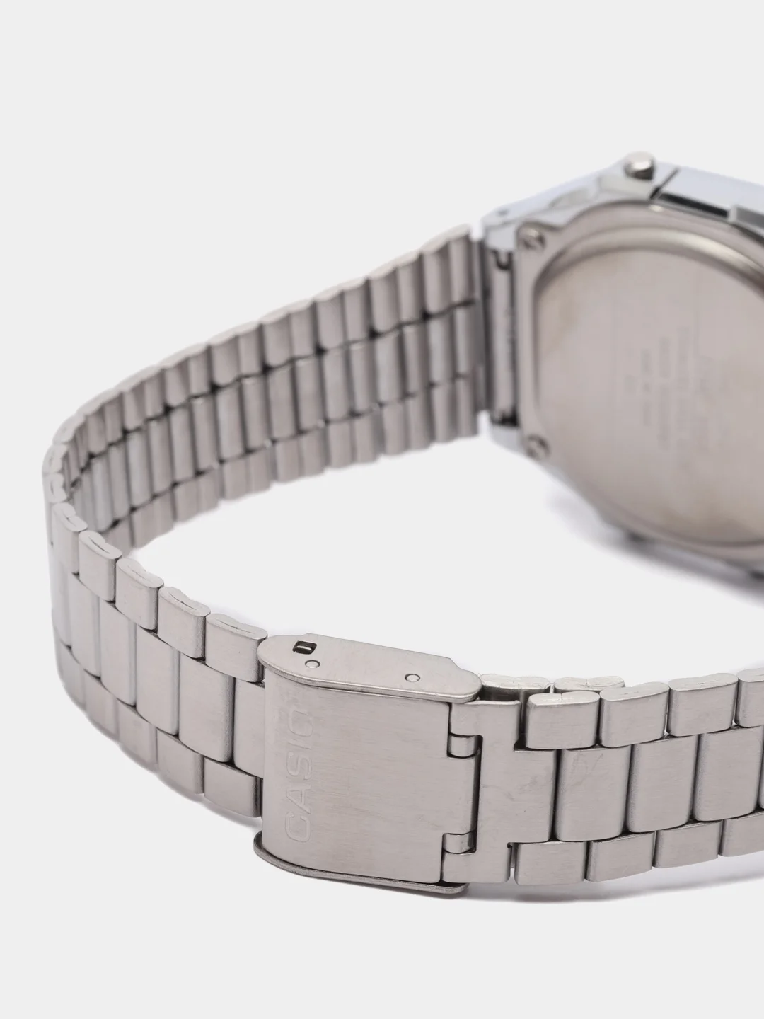 Серебряный часы наручные электронный Casio Vintage A-168