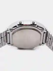 Серебряный часы наручные электронный Casio Vintage A-168