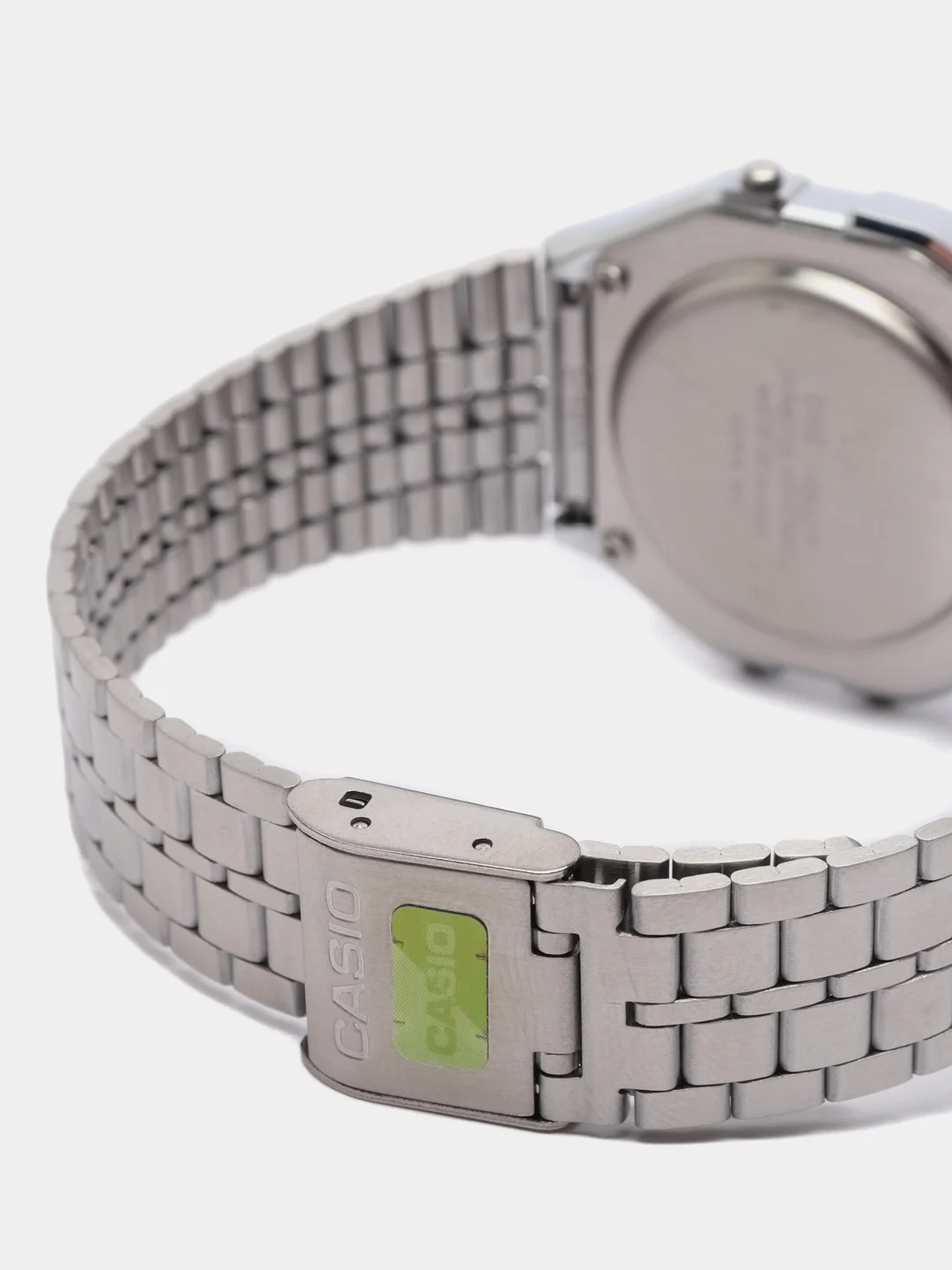 Серый металлик часы наручные электронные Casio Vintage A159W / A158 / A178
