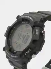 Тёмно-зелёный часы наручные электронный Casio Collection WS-1500H / Casio Illuminator AE-1500W
