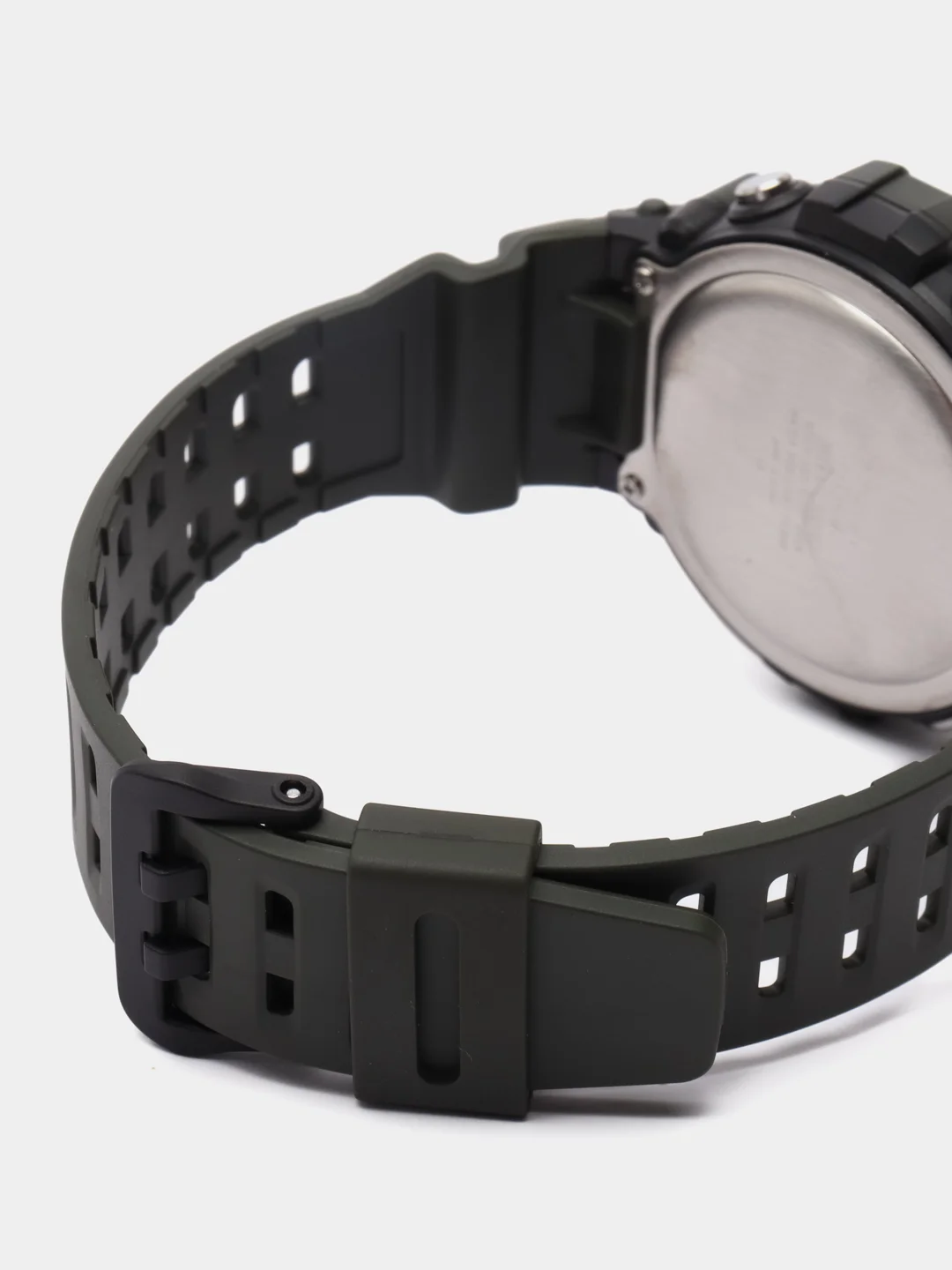 Тёмно-зелёный часы наручные электронный Casio Collection WS-1500H / Casio Illuminator AE-1500W