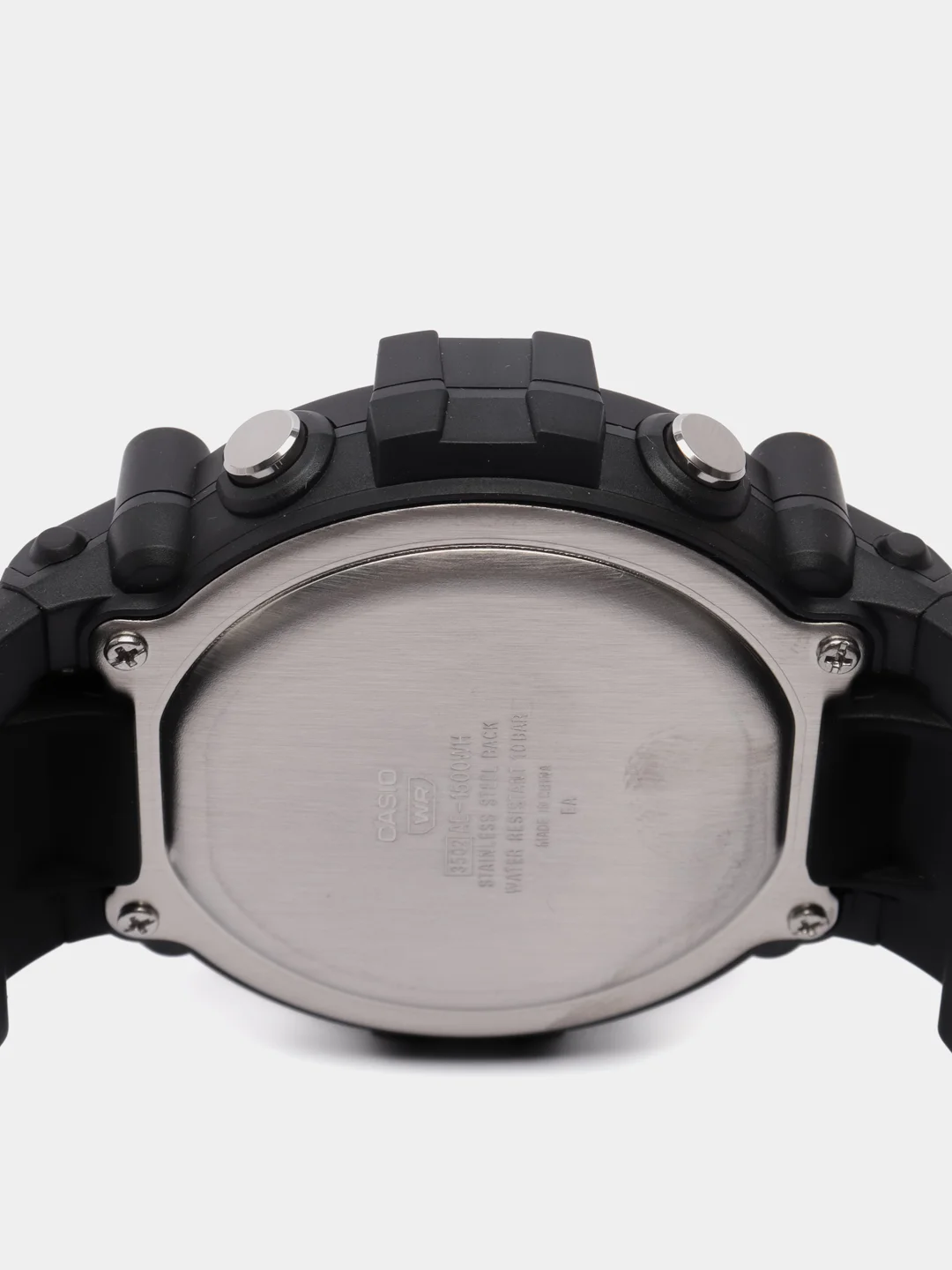Хром часы наручные электронный Casio Collection WS-1500H / Casio Illuminator AE-1500W