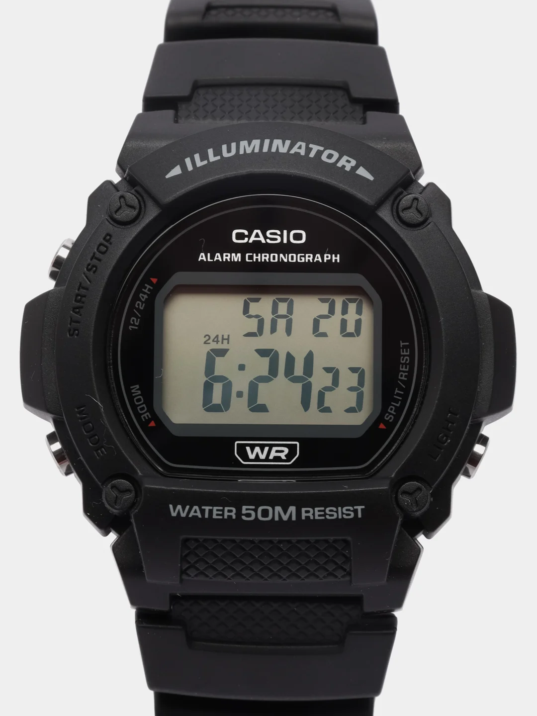 Хром часы наручные электронные Casio Collection W-219H