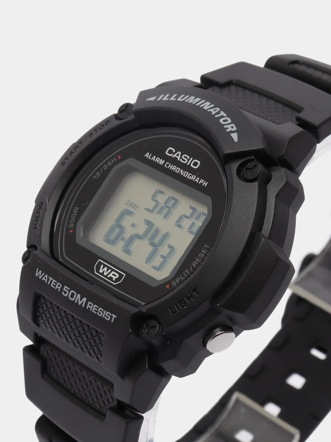 Хром часы наручные электронные Casio Collection W-219H