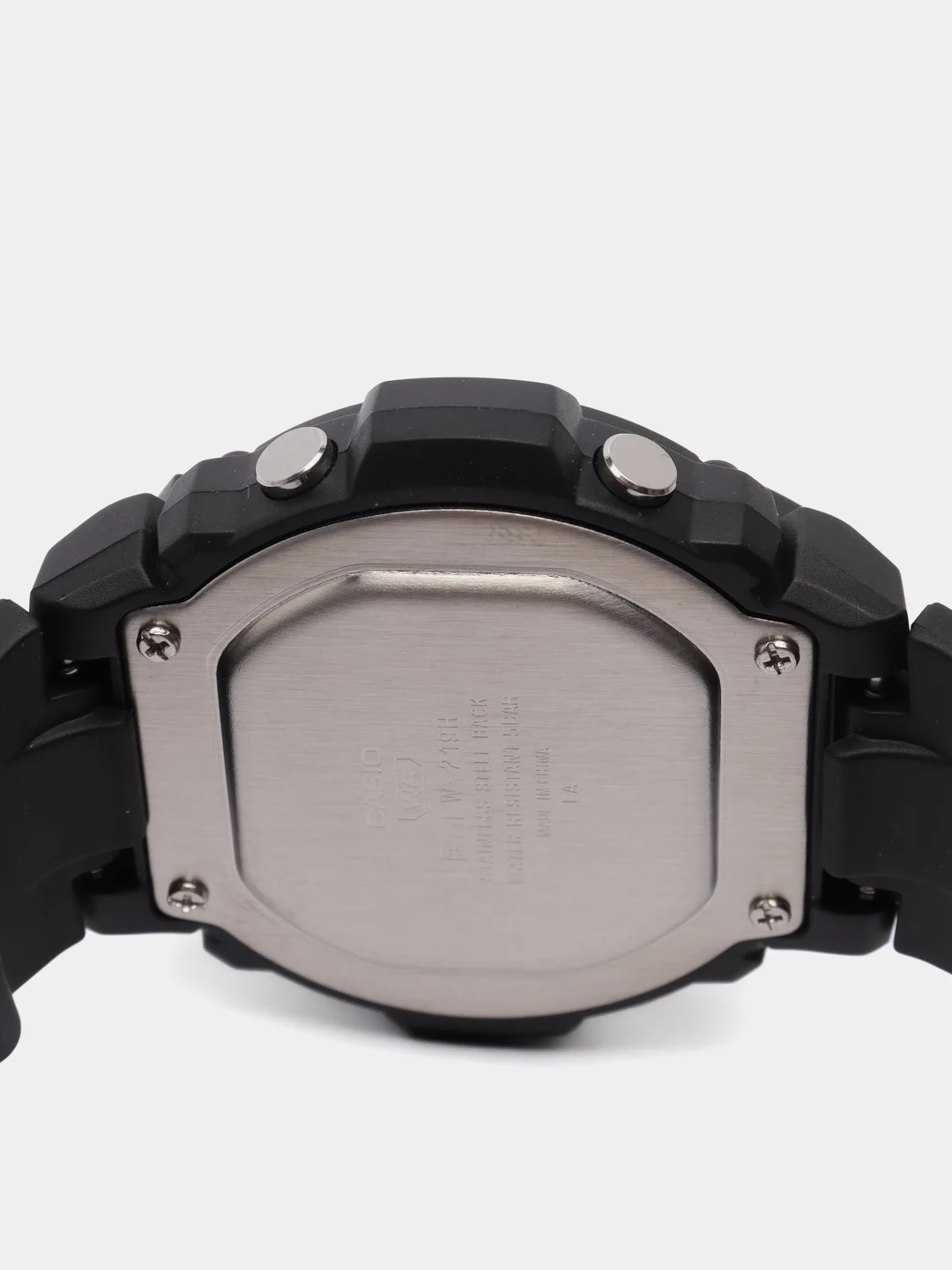Хром часы наручные электронные Casio Collection W-219H