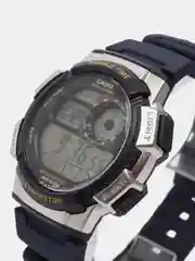 Синий часы наручные электронный Casio Illuminator AE-1000W