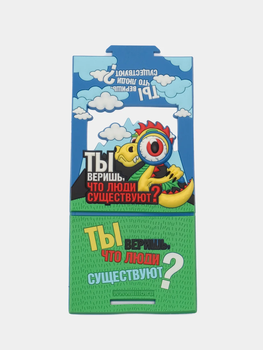 Синий новогодняя подставка / визитница / подставка под мобильный "Дракоши", символ года 2024