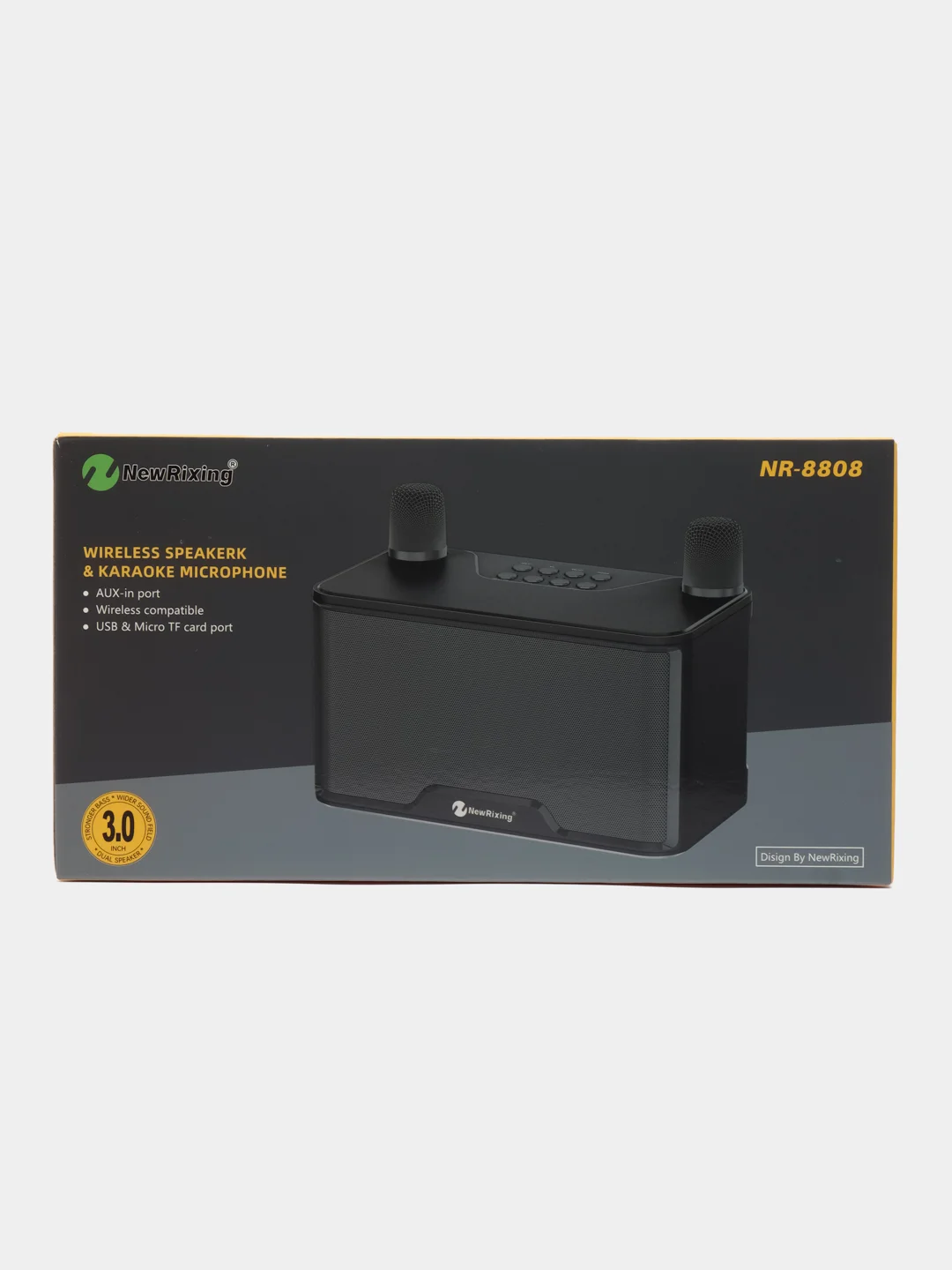 Музыкальная bluetooth колонка, караоке система для дома с микрофонами